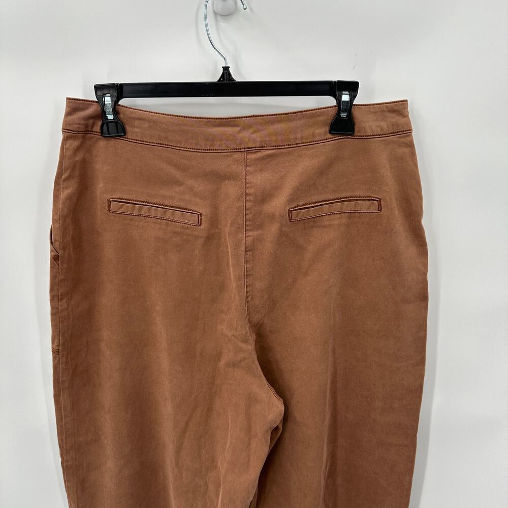 SPLENDID NWT Evereve Margaret Wide Leg Cropped Pant in Terracotta // XL - Picture 10 of 13